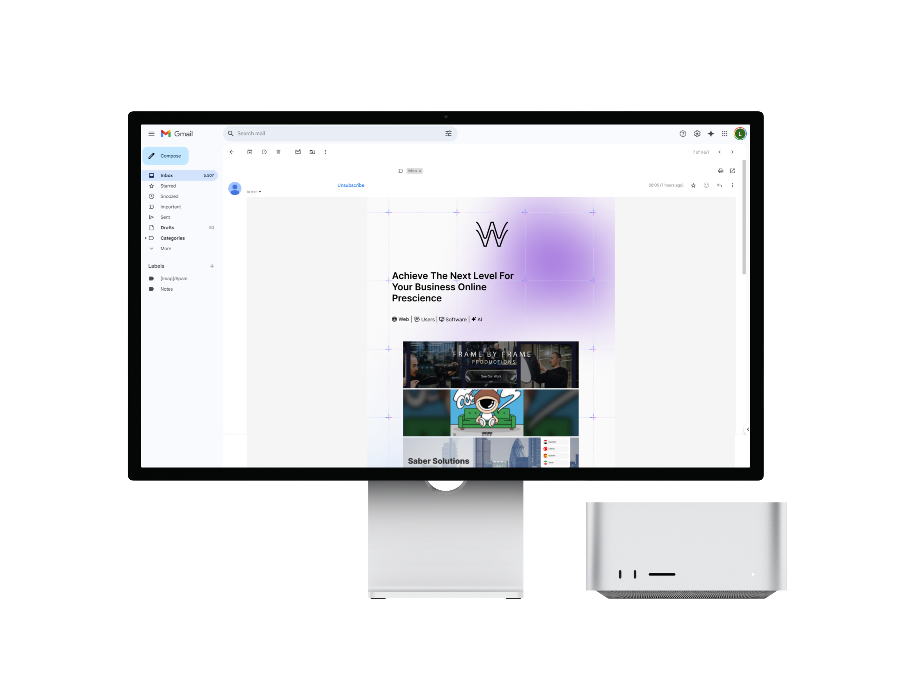 Laptop with Phoenix-SBS website